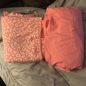 Victoria’s Secret PINK Queen Sheets Leopard